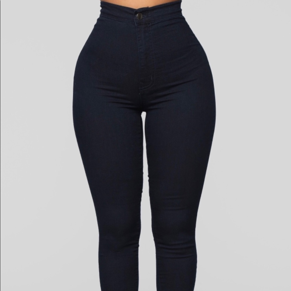 FASHION NOVA - Indigo High Waist Denim